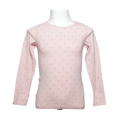 Långärmad t-shirt (Rosa, Svart) från H&M Basic Bomull, Elastan
