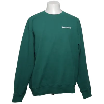 Sweatshirt (Vert) de Sporty & Rich Coton