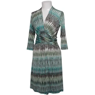 Omlottklänning (Blå, Grön, Svart, Vit) från Ilse Jacobsen Elastan, Polyester