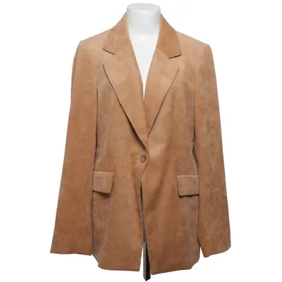 Blazer (Beige) from Comma Elastane, Polyamide, Polyester, Viscose