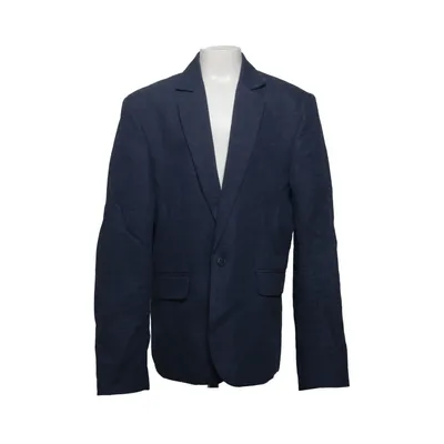 Kavaj (Blå) från H&M Bomull, Linne, Polyester