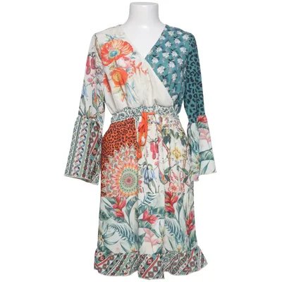 Klänning (Grön, Flerfärgad) från Happi Bomull, Polyester