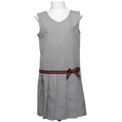 Klänning (Grå, Röd) från Sunny Fashion Polyester