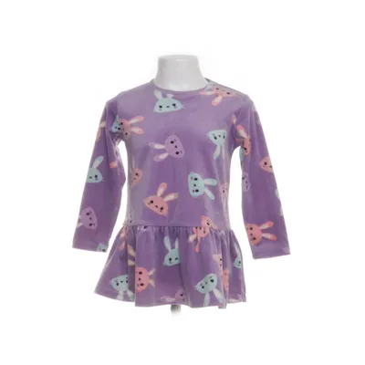 Klänning (Lila, Flerfärgad) från Lindex Kids Elastan, Polyester