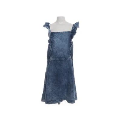 Denim jurk (Blauw) van United Colors of Benetton Katoen