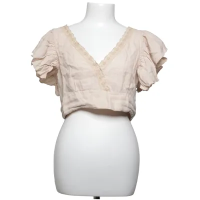 Crop top (Beige) from Zara Linen