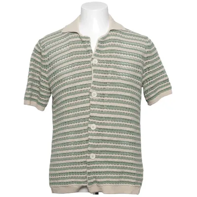 Chemise à manches courtes (Vert, Beige) de NN07 Coton biologique