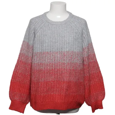 Sweater (Gray, Red) from Manguun Acrylic, Polyamide, Polyester, Wool