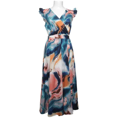Robe longue (Bleu, Multicolore) de Emery Rose Polyester