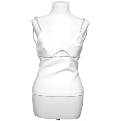 Top (White) from Zara Elastane, Polyester