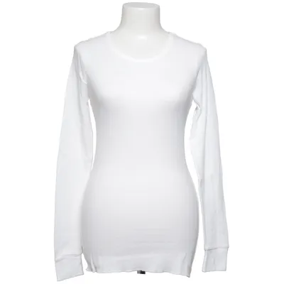 Lange mouwen shirt (Wit) van Twentyone Katoen, Elastaan