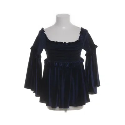 Blouse (Blue) from Petersyn Elastane, Polyester