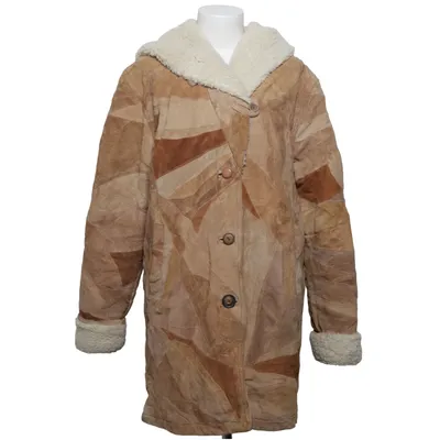 Veste en peau de mouton retournée (Marron, Beige) de Casual Selection Polyester