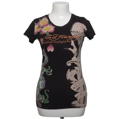 T-shirt (Schwarz) von Ed Hardy Baumwolle