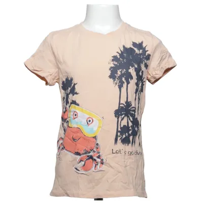 T-shirt (Beige, Noir, Rouge) de Kids Coton, Élasthane