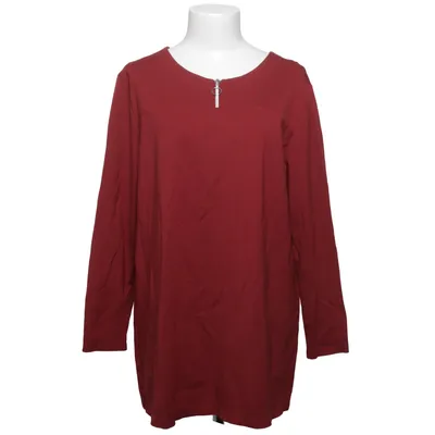 Blouse (Red) from AnnaLisa Elastane, Polyamide, Viscose