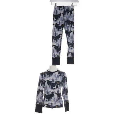 Pyjamas (Blå, Flerfärgad) från Polarn O. Pyret Ekologisk bomull, Elastan