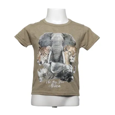 T-shirt (Vert) de African Safari Coton, Polyester