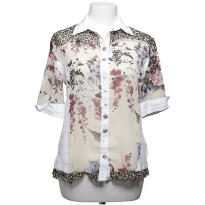 Bluse (Hvid, Flerfarvet) fra No1 Bomuld, Elastan