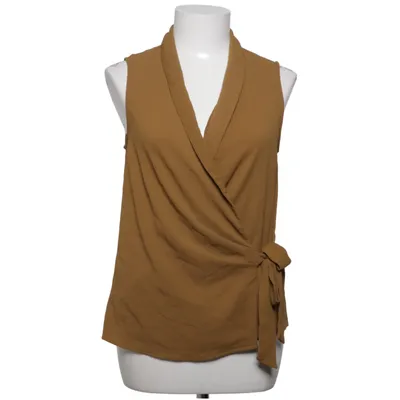 Wrap top (Brown) from New Look Elastane, Polyester