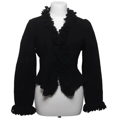 Cardigan (Zwart) van Alain Manoukian Polyamide, Wol