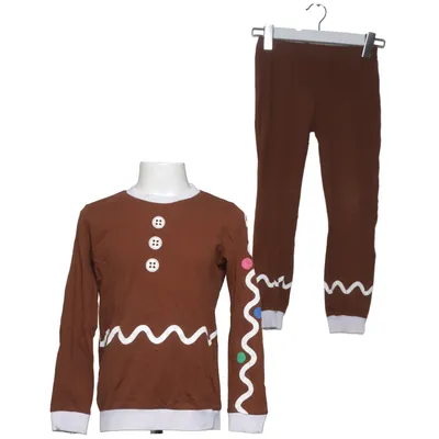 Kerstkleding (Bruin, Meerkleurig) van Skill Katoen