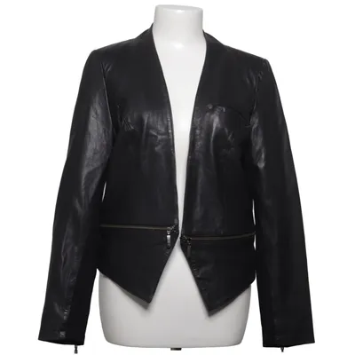Jakke (Sort) fra Dranella Elastan, Læder, Polyester, Viscose