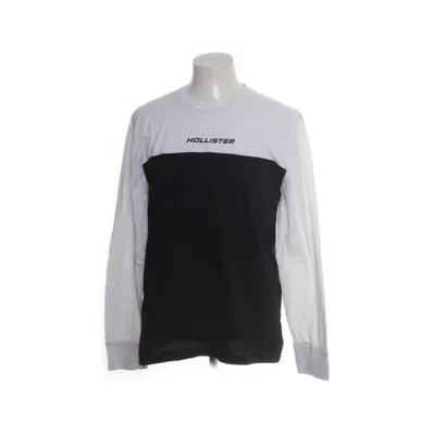 Langærmet t-shirt (Blå, Hvid) fra Hollister California Bomuld