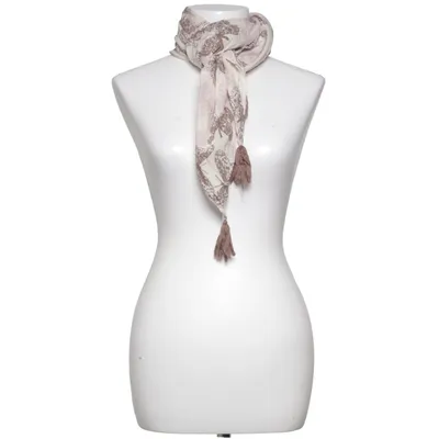 Sjal (Beige, Brun, Pink) fra Saint Tropez Bomuld