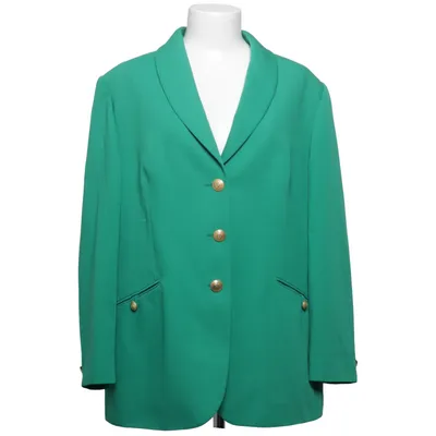 Blazer (Vert) de Delmod Polyester, Viscose, Laine