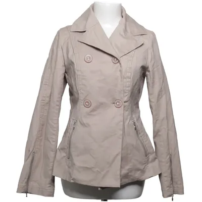 Jacke (Beige) von Wivica Oest Baumwolle, Elasthan