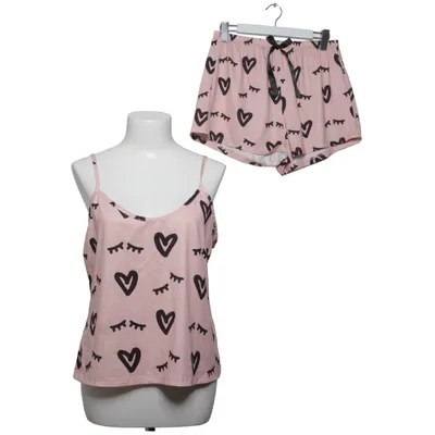 Pajamas (Pink, Black) Elastane, Polyester