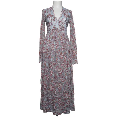 Klänning (Blå, Röd, Flerfärgad) från Ganni Elastan, Polyamid, Polyester, Viskos