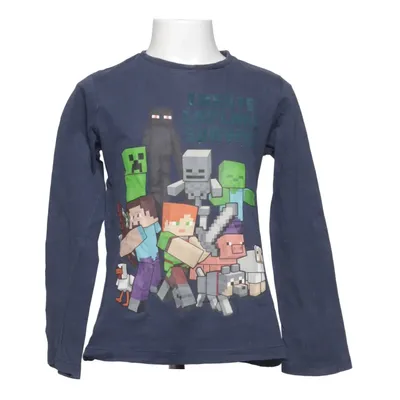 T-shirt à manches longues (Bleu) de Mojang Coton