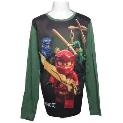 Långärmad t-shirt (Grön, Flerfärgad) från LEGO Bomull, Polyester