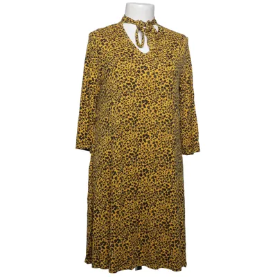 Robe (Jaune, Noir) de F&F Élasthane, Viscose