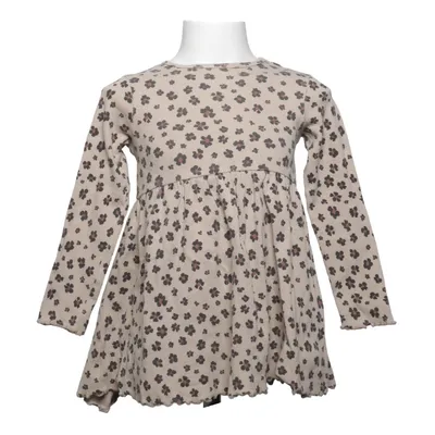 Jurk (Beige, Zwart) van MyWear Kids Katoen, Elastaan