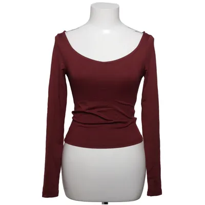 Lange mouwen shirt (Rood) van ASOS Design Elastaan, Polyamide