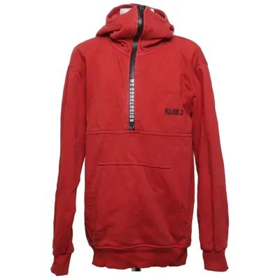 Sweat à capuche (Rouge) de Woxo 720° Coton, Polyester