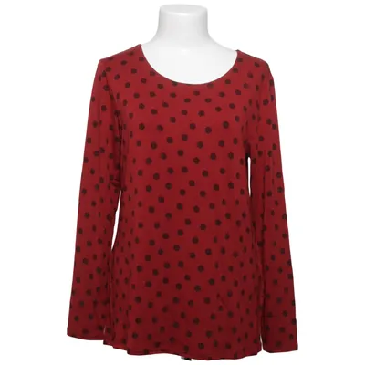 T-shirt à manches longues (Rouge, Noir) de Gudrun Sjödén Élasthane, Lyocell