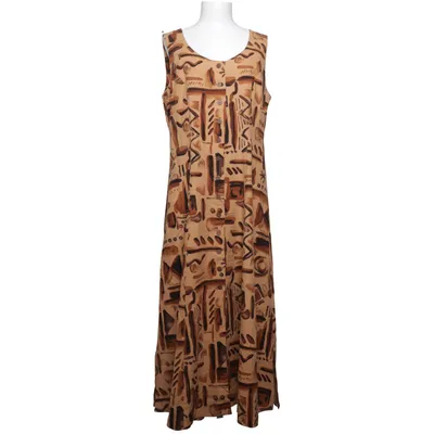 Maxi jurk (Beige, Bruin, Zwart) van Kurt Kellermann Zijde