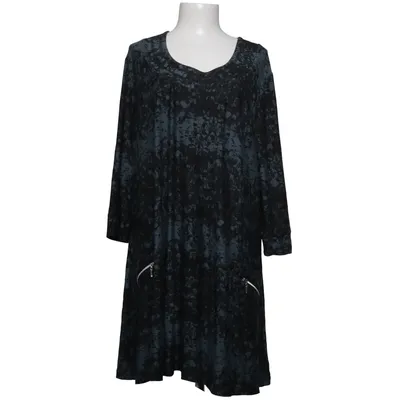 Kjole (Sort, Flerfarvet) fra Kanok Elastan, Viscose