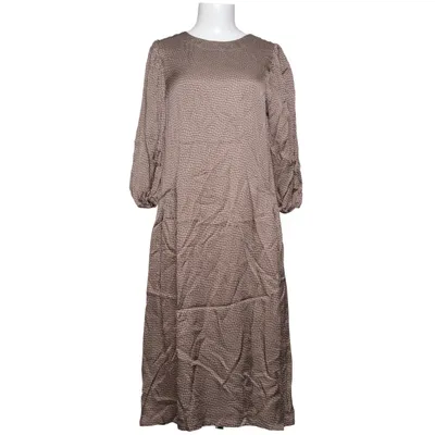 Maxi jurk (Bruin, Wit) van Naja Lauf Viscose