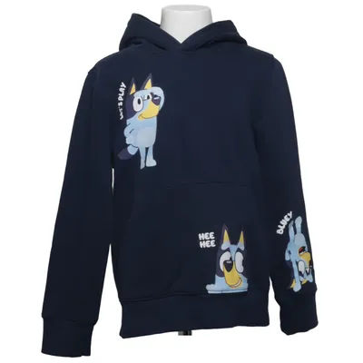 Huvtröja (Blå) från Bluey Bomull, Polyester