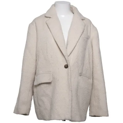 Coat (Beige) from Gina Tricot Acrylic, Polyester, Wool