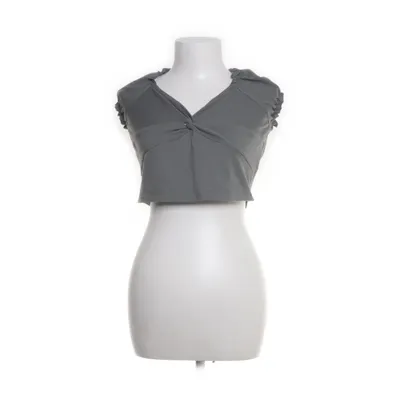 Crop top (Grön) från Romwe Bomull, Polyester