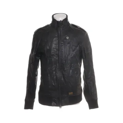 Läderjacka (Svart) från G-Star Raw Bomull, Skinn