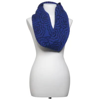 Écharpe (Bleu, Noir) de Milieu Polyamide, Laine