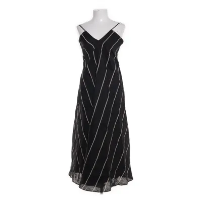 Maxi dress (Black, Beige) from Massimo Dutti Linen, Viscose
