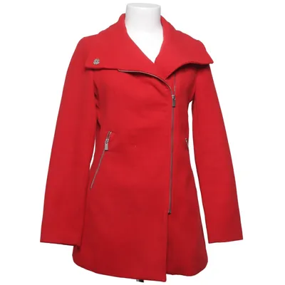 Manteau (Rouge) de Bershka Premium Outerwear Élasthane, Polyester, Viscose